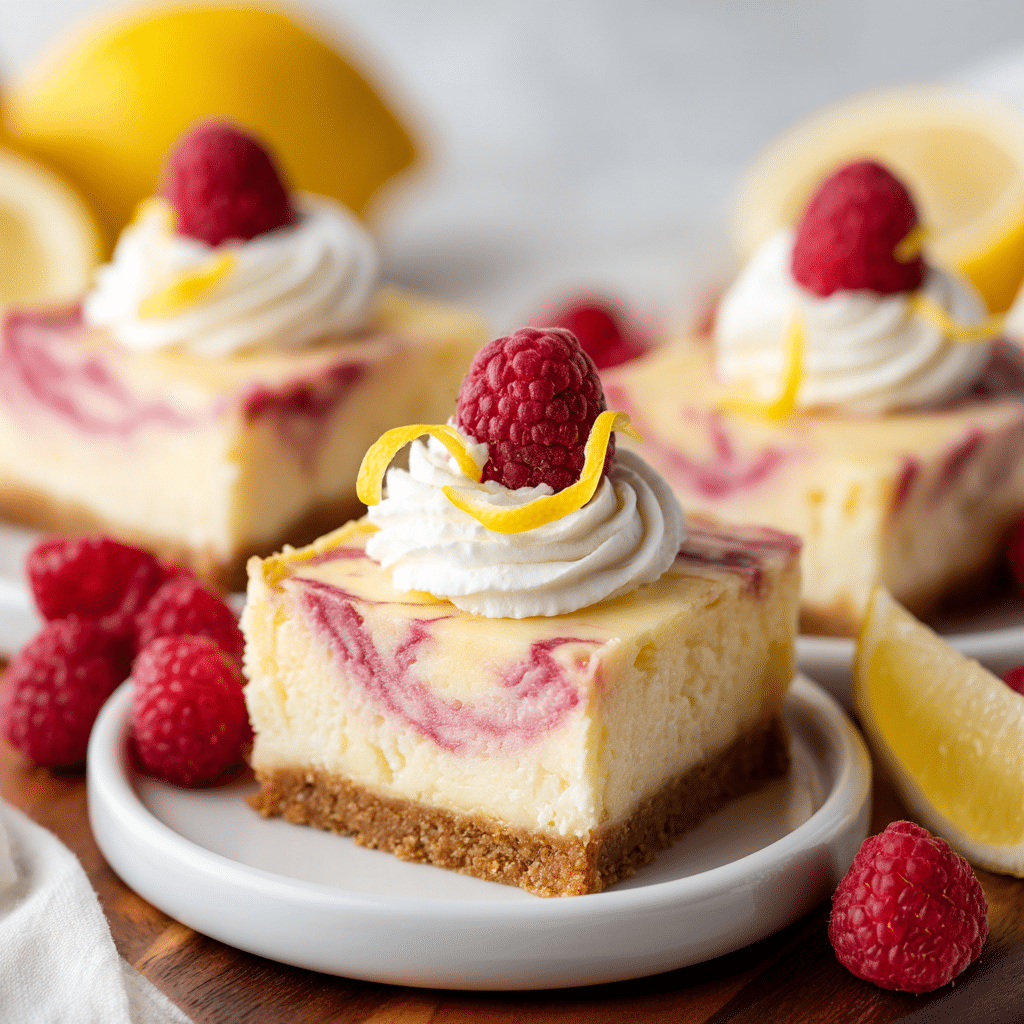 Epic Raspberry Lemon Cheesecake Bars Recipe