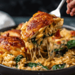 Creamy Sun-Dried Tomato Chicken Orzo Recipe