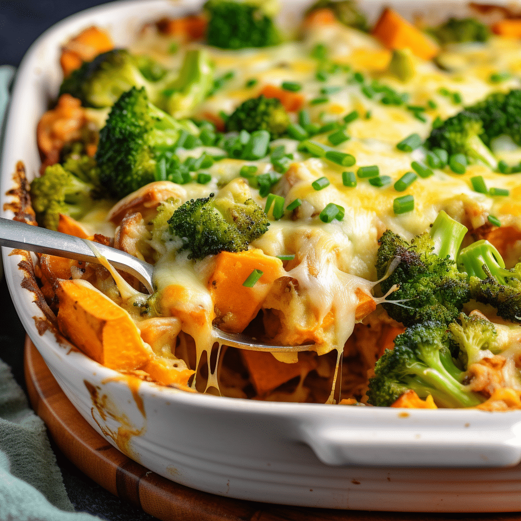 Buffalo Chicken Sweet Potato Casserole Recipe