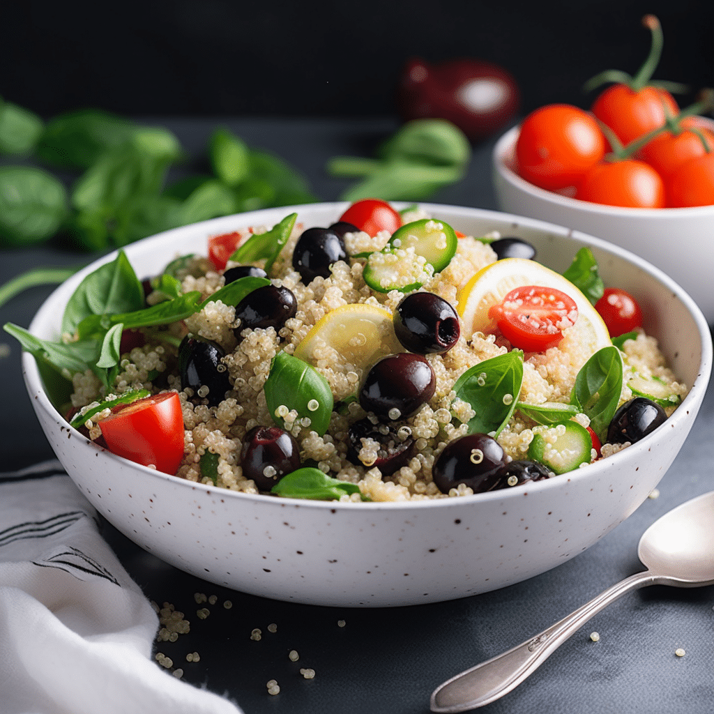 Easy Quinoa Spinach Avocado Power Salad Recipe