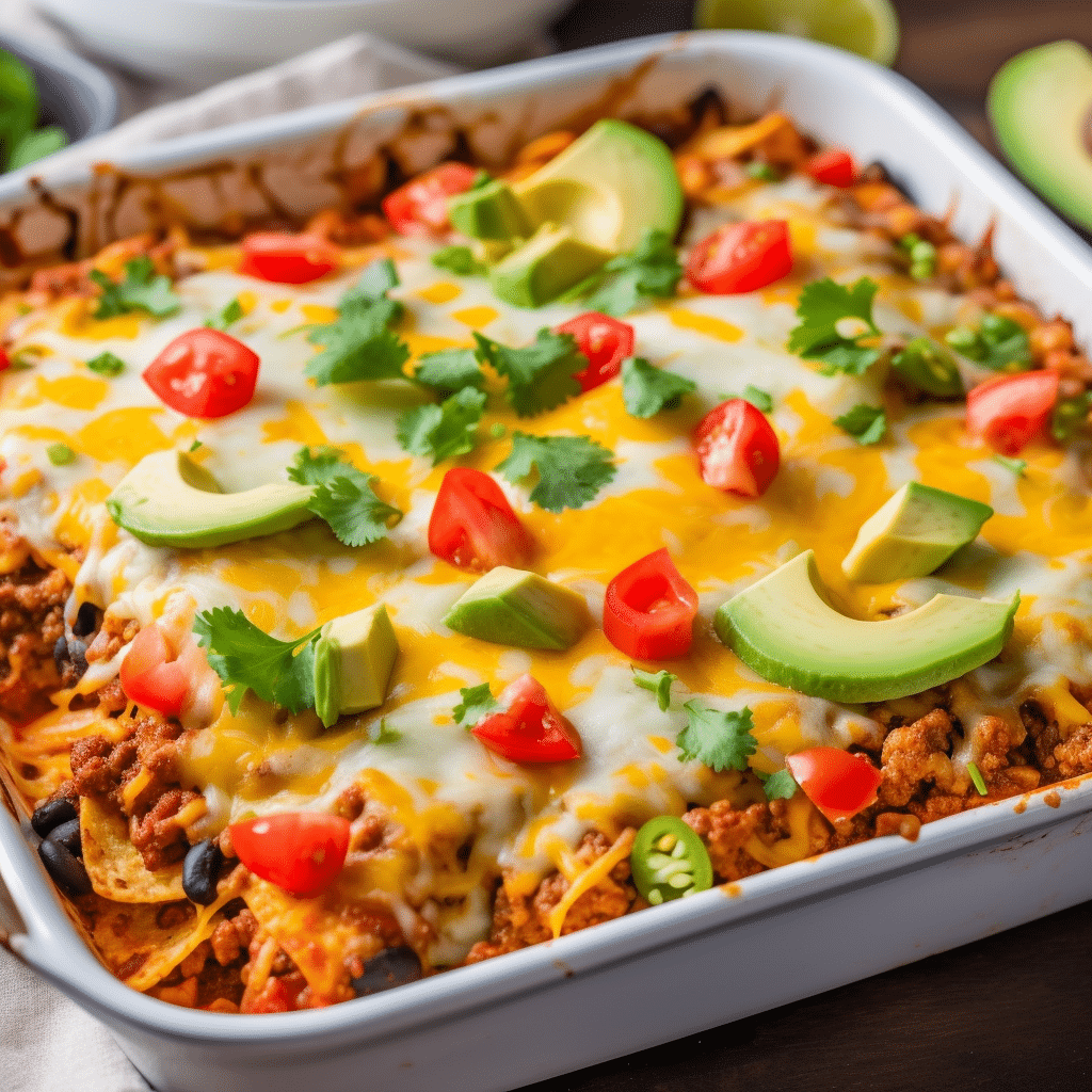Ground Turkey Taco Casserole Recipe