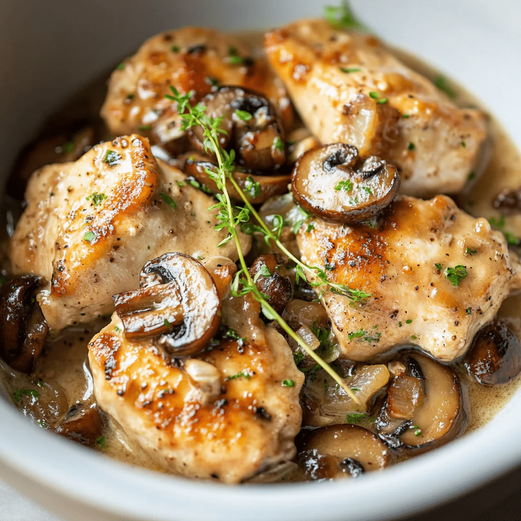 Easy and Flavorful Mushroom Chicken Recipe