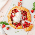 Easy Strawberry Basil Galette Recipe