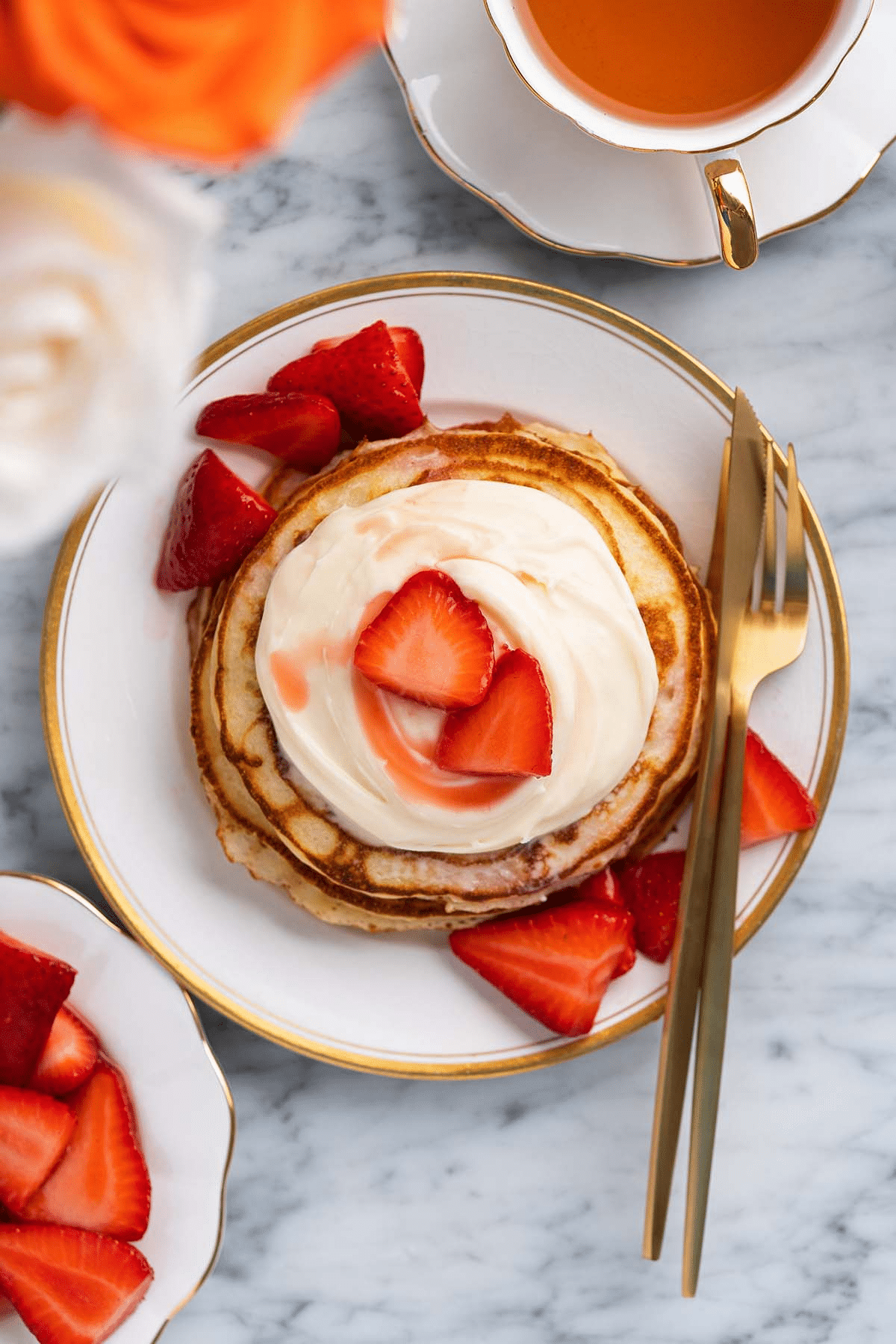 Strawberry Cheesecake Pancakes Recipe