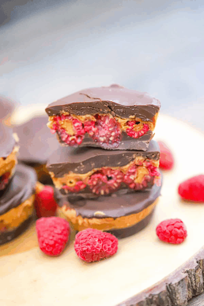 Chocolate Raspberry Peanut Butter Cups Recipe (Vegan & Easy!)