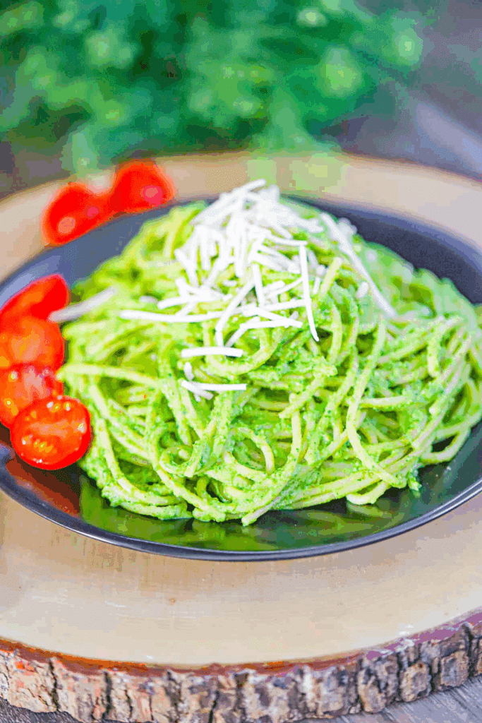 Spinach White Bean Pesto Pasta Recipe