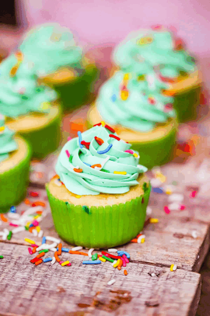 Vegan St. Patrick’s Day Rainbow Cupcakes Recipe