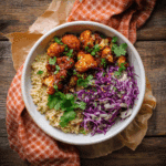 BBQ Cauliflower Bites Bowl Recipe