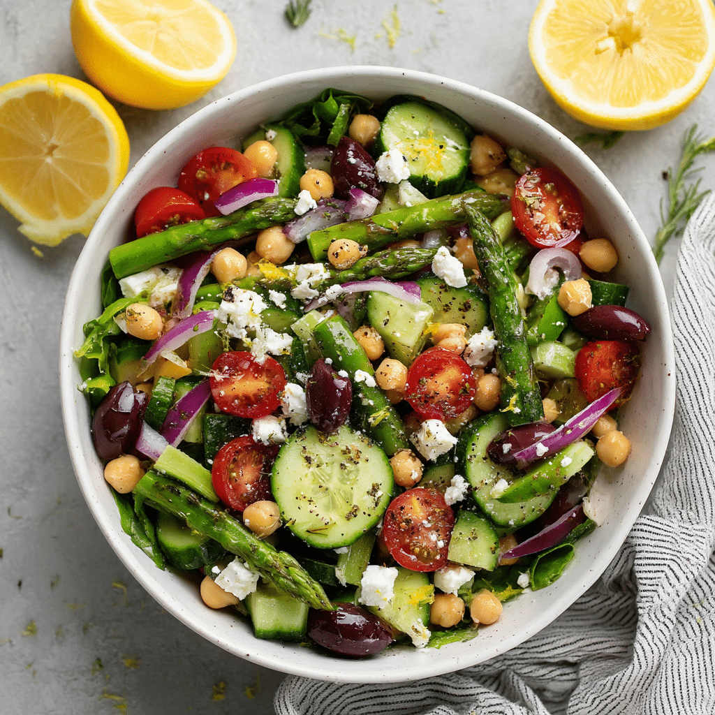 Chopped Asparagus Salad Recipe