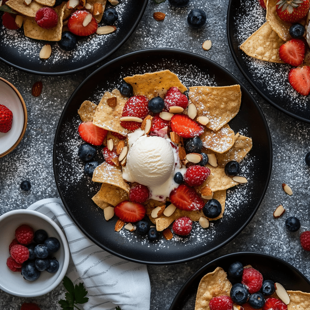 Easy Dessert Nachos