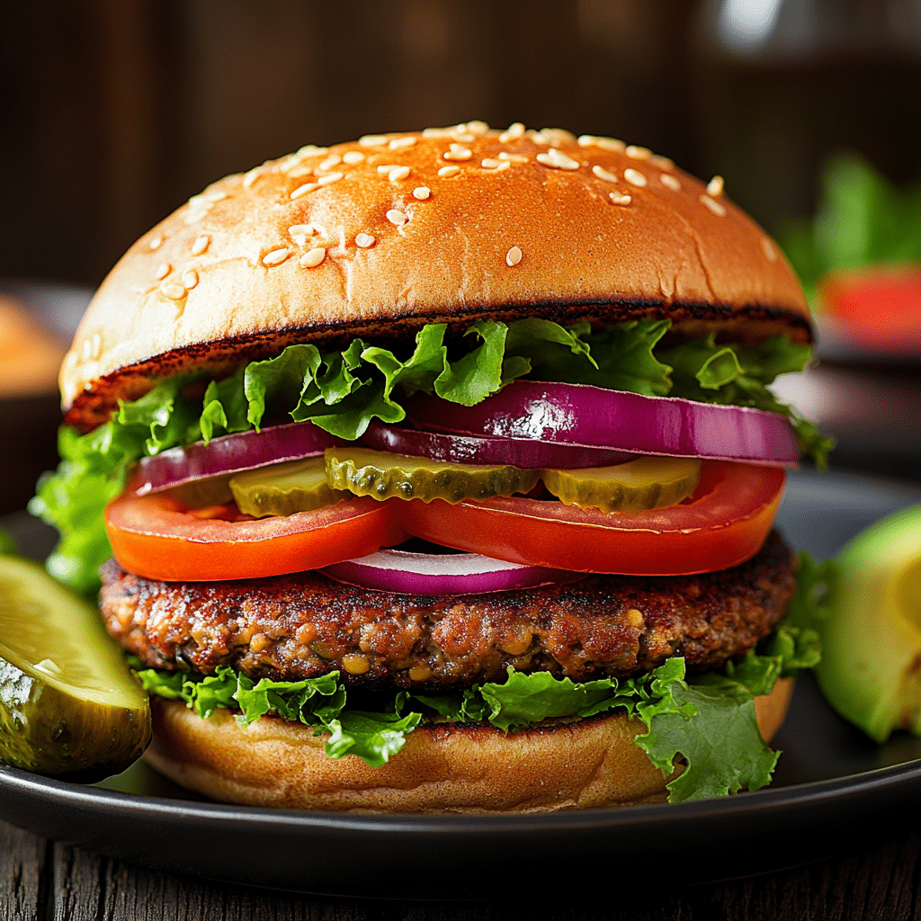 Vegan Black Bean Burger Recipe