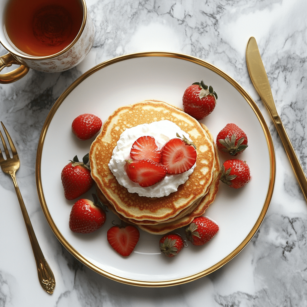 Strawberry Cheesecake Pancakes Recipe