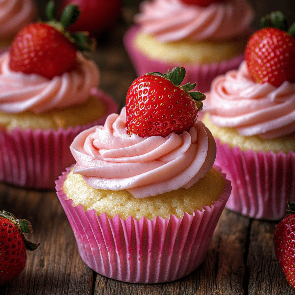 Vegan Strawberry Cupcakes Recipe