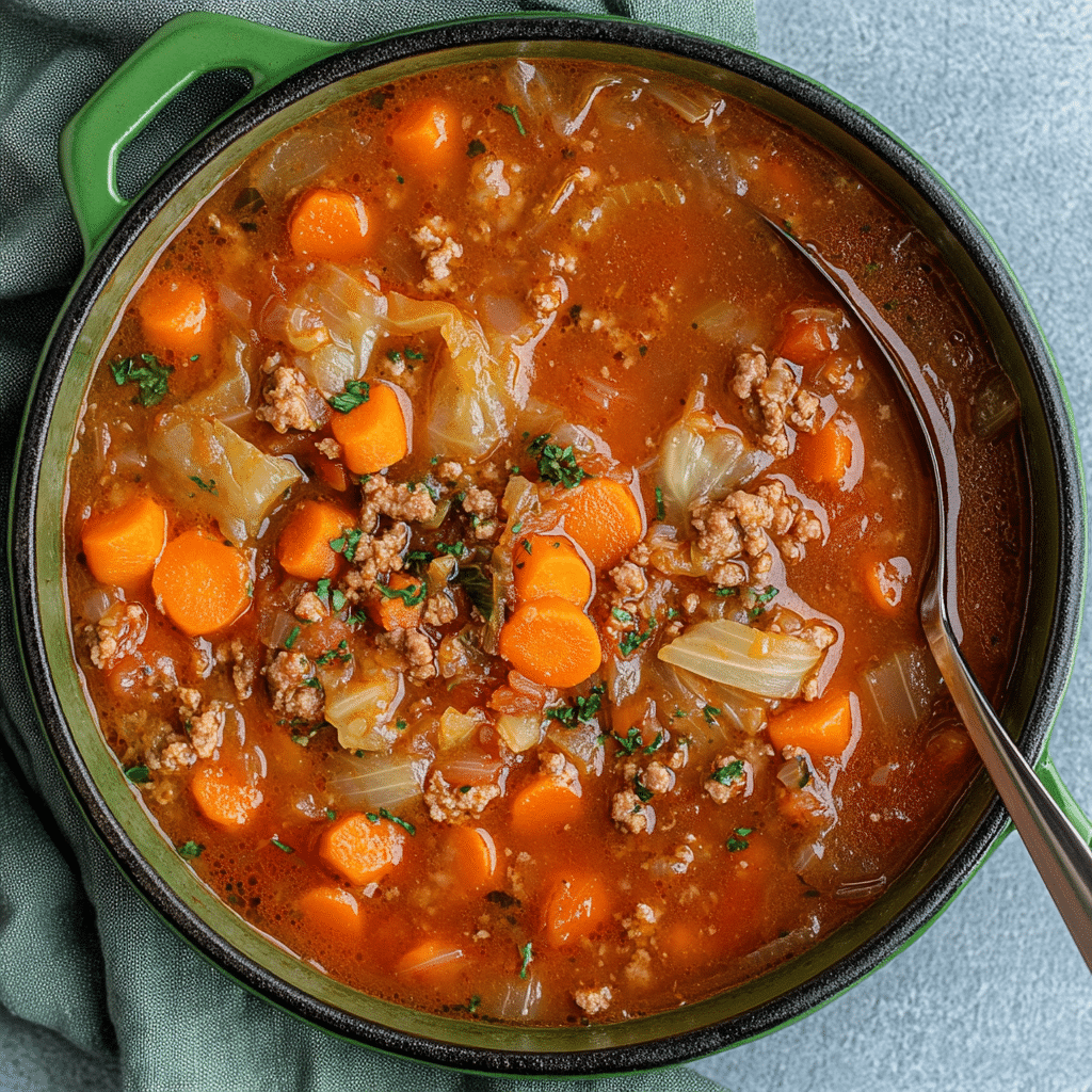 Italian Sausage and Cabbage Soup