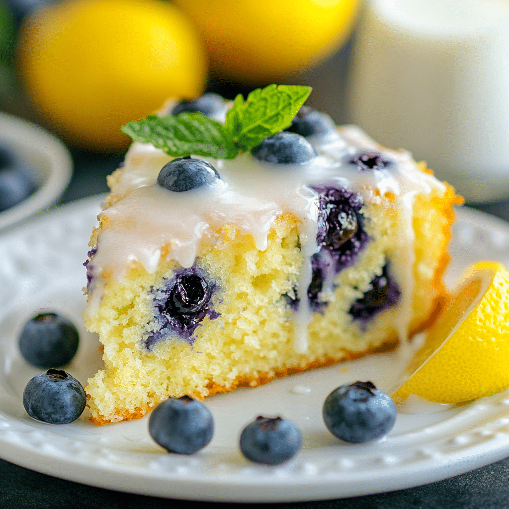 Lemon Blueberry Coffee Cake