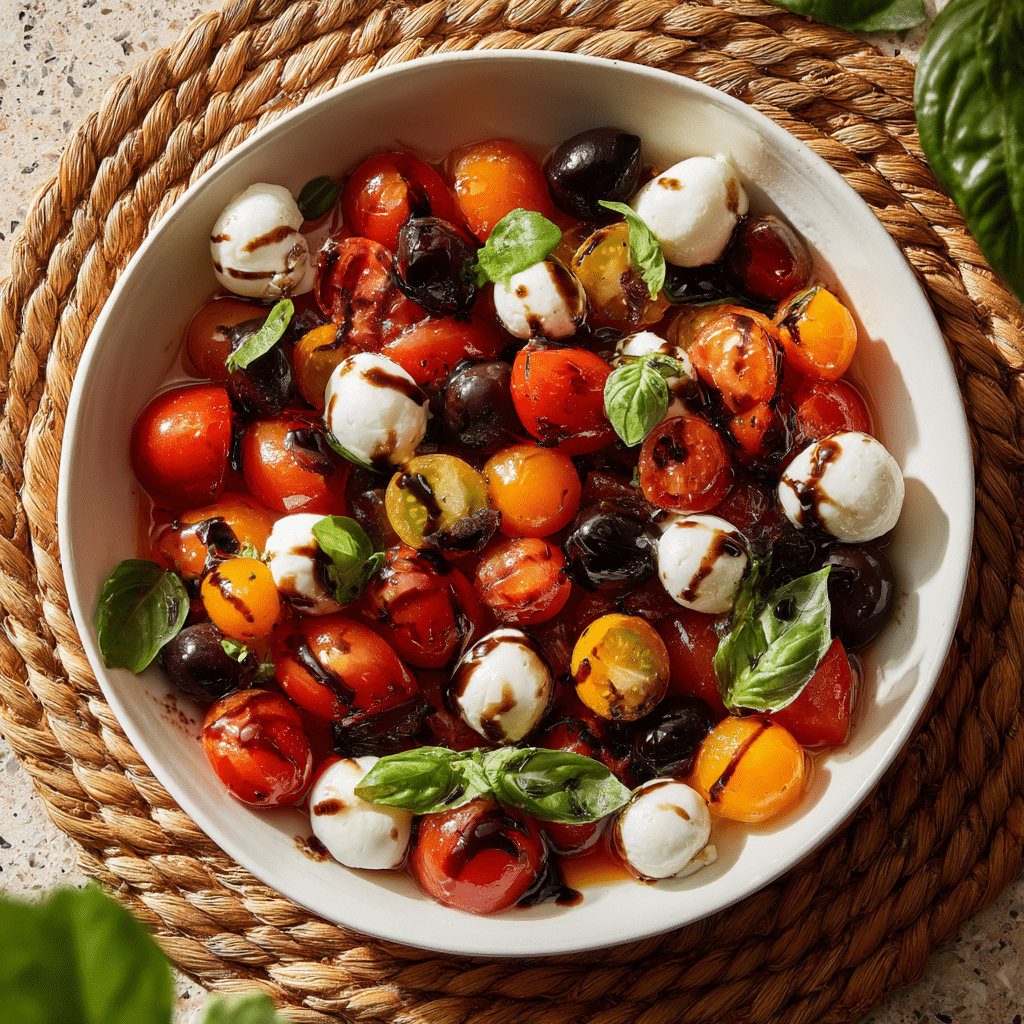 Red, White & Blue Caprese Salad Recipe