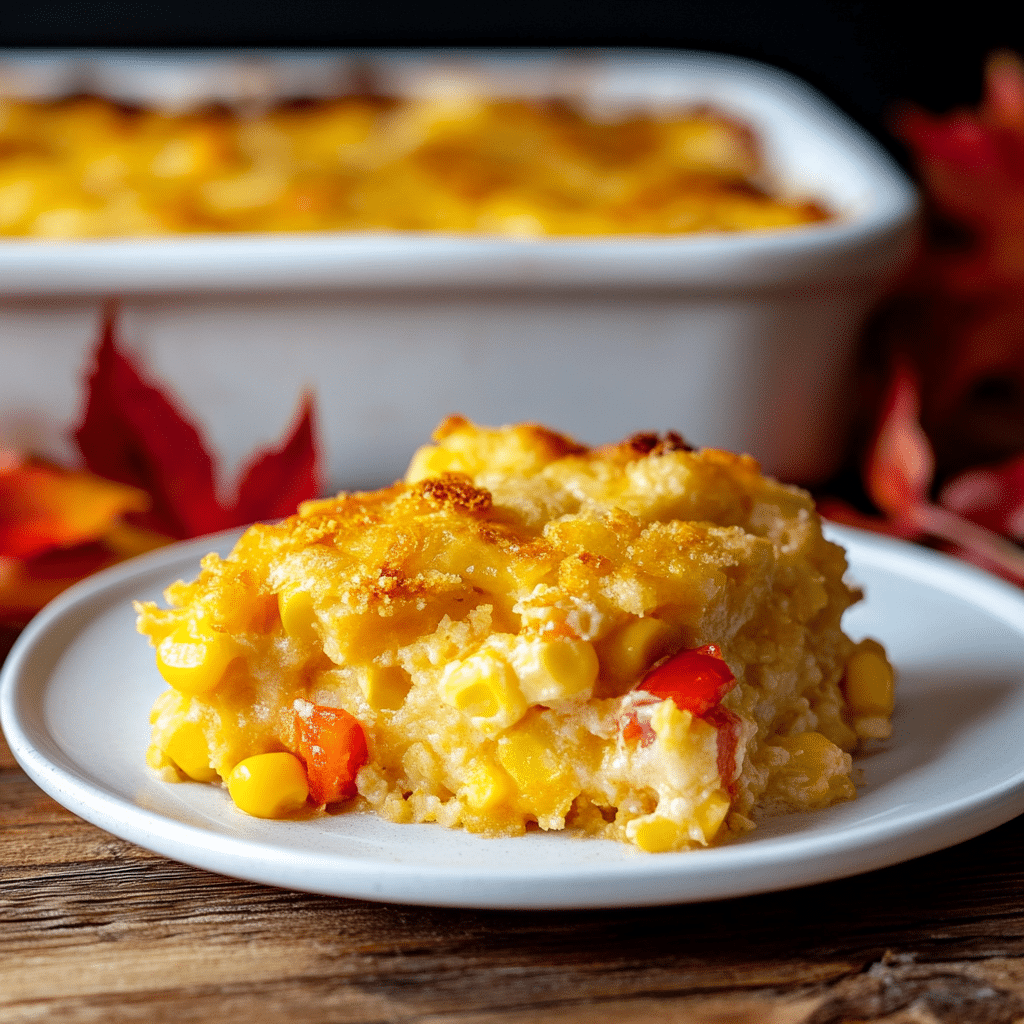 Corn Casserole with Sausage