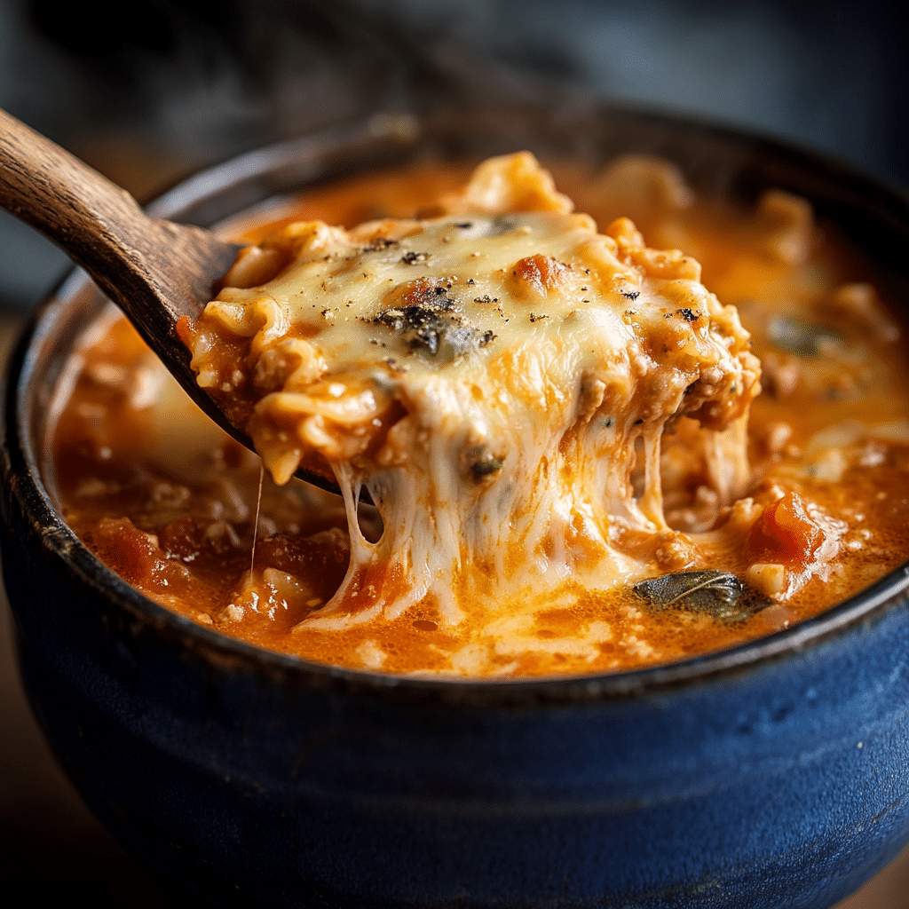 Easy Lasagna Soup