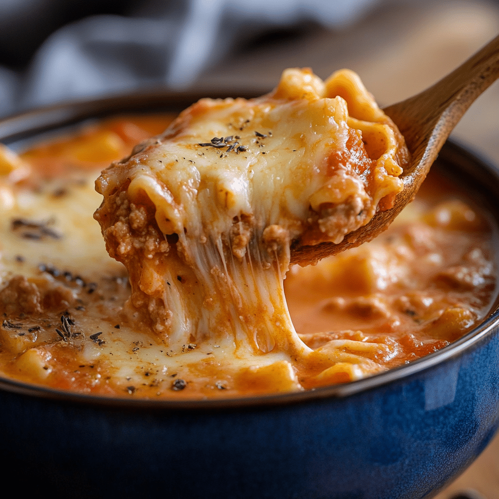 Easy Lasagna Soup