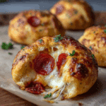Pepperoni Pizza Bombs Recipe