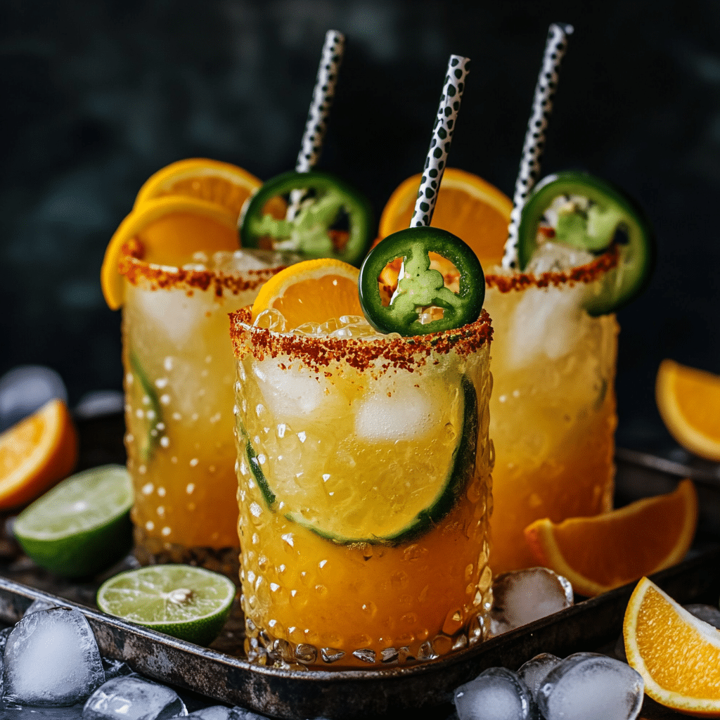 Spicy Orange Margaritas