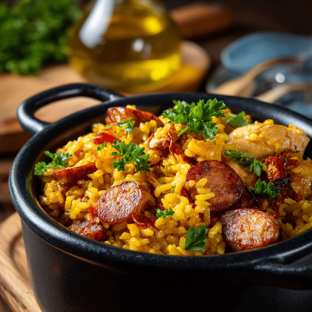 Quick Chicken & Sausage Jambalaya Recipe
