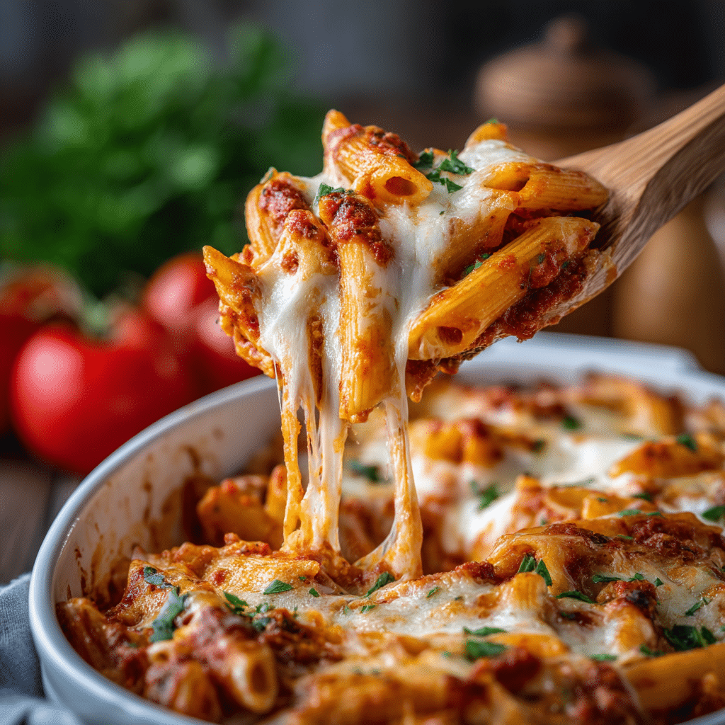 Chicken Parmesan Pasta Skillet Recipe