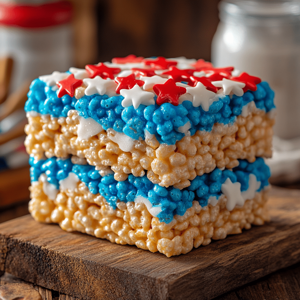 4th of July Rice Krispies Treats Recipe