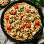 Creamy Chicken Pesto Pasta Recipe