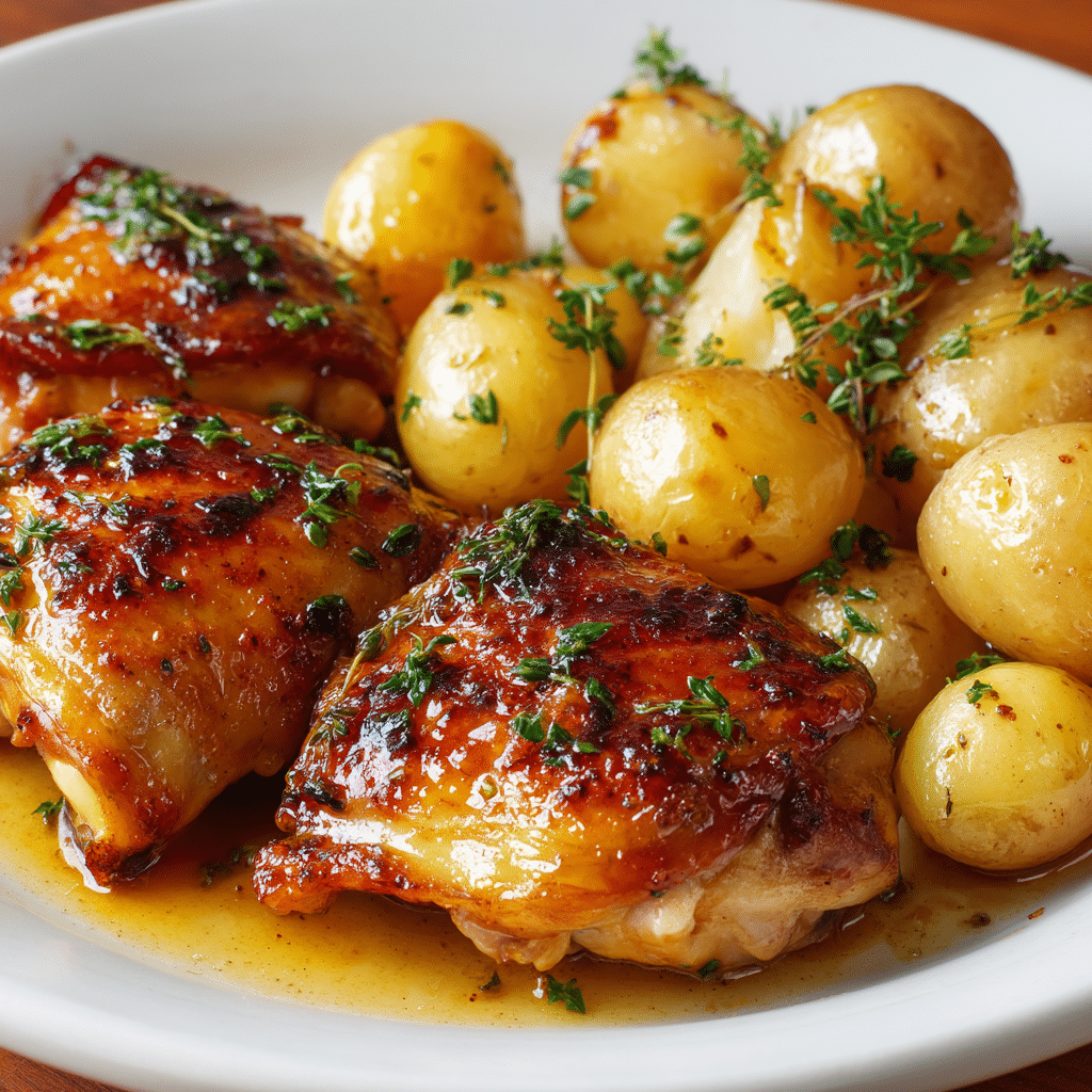 Chicken Thighs and Potatoes