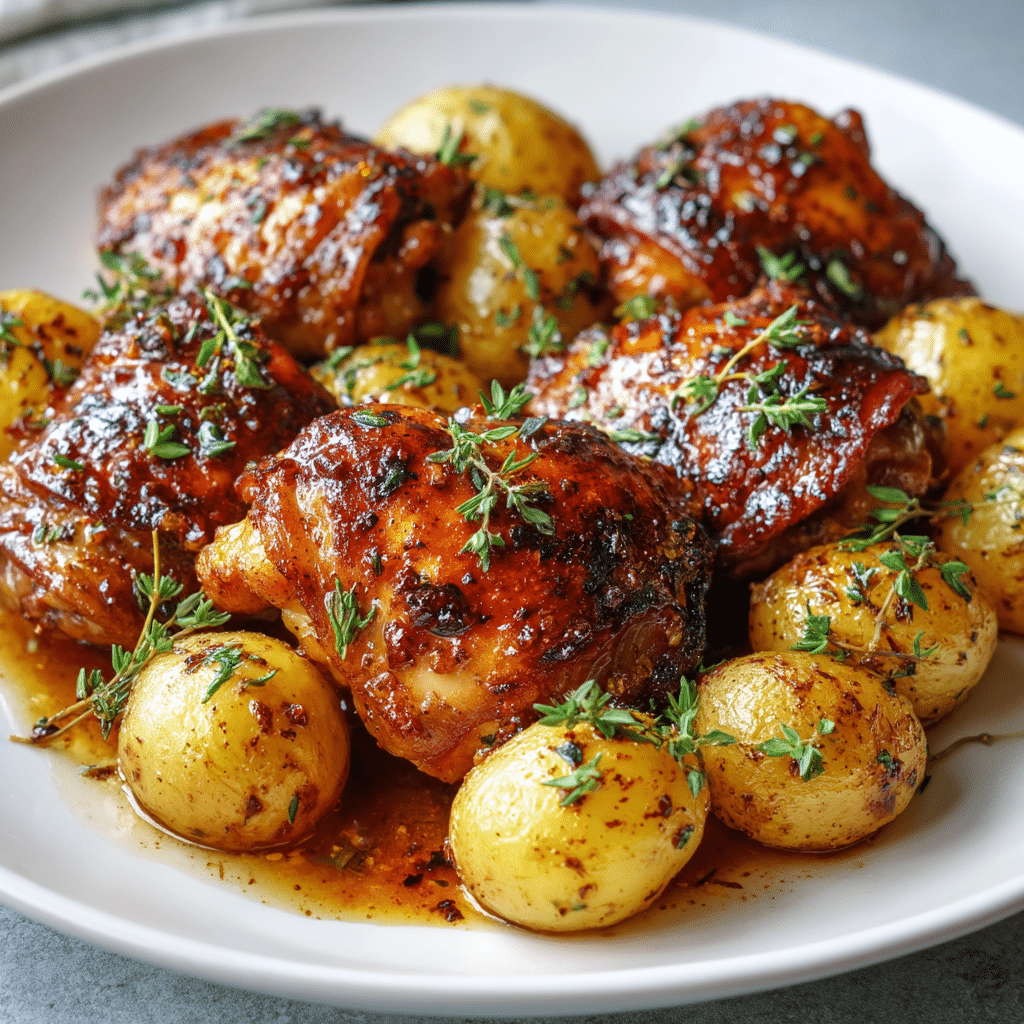 Chicken Thighs and Potatoes