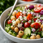 10-Minute Mediterranean Chickpea Salad Recipe