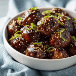 Asian Crockpot Meatballs