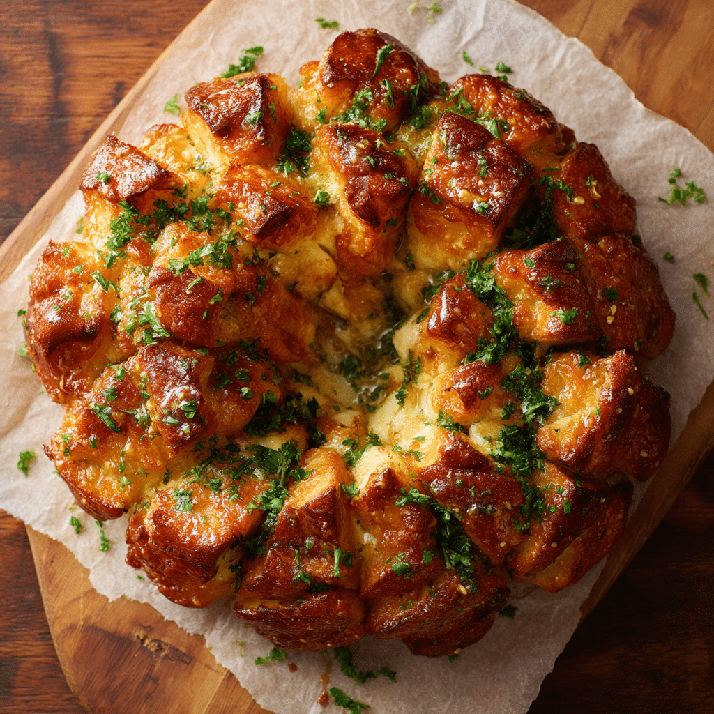 Chicken Alfredo Monkey Bread