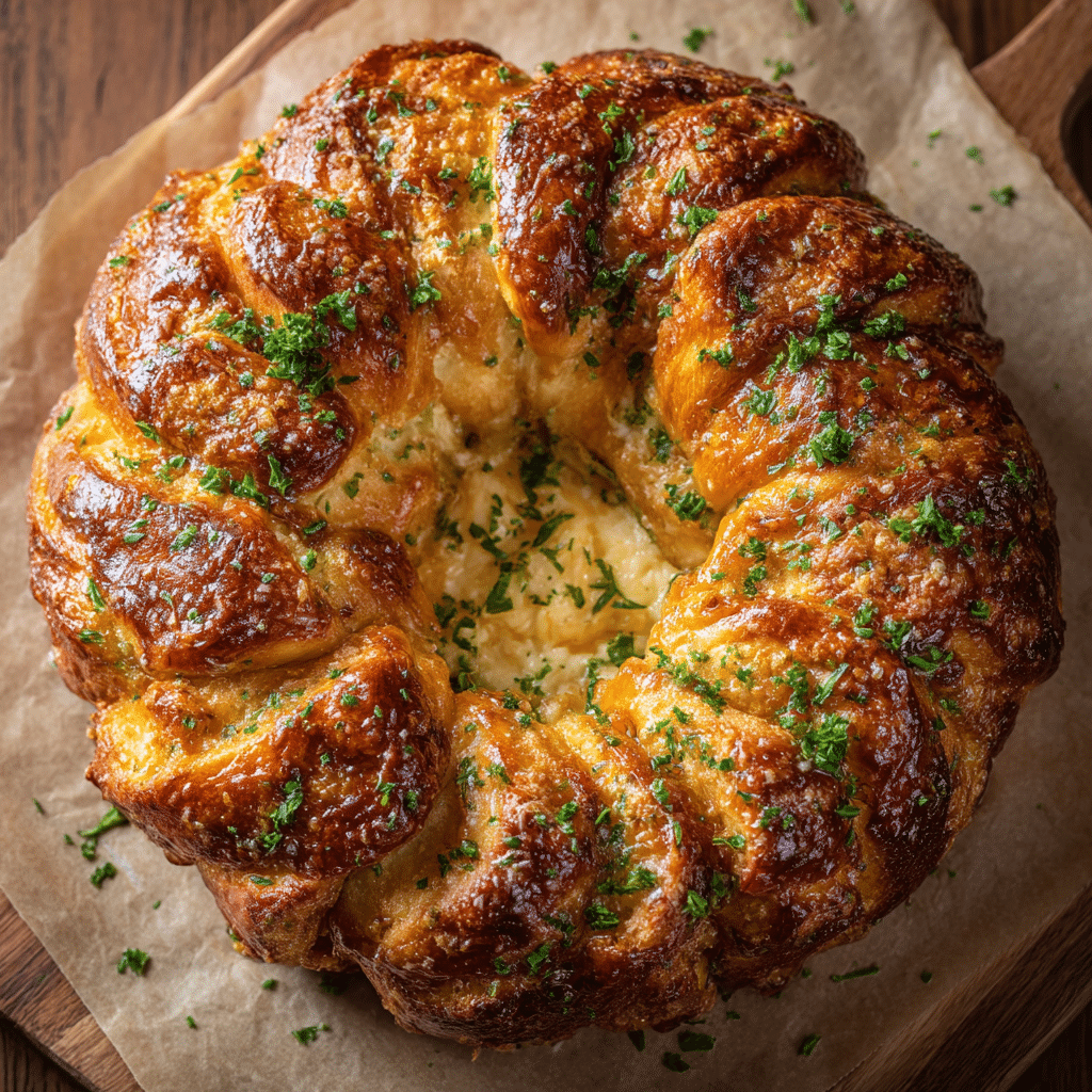 Chicken Alfredo Monkey Bread