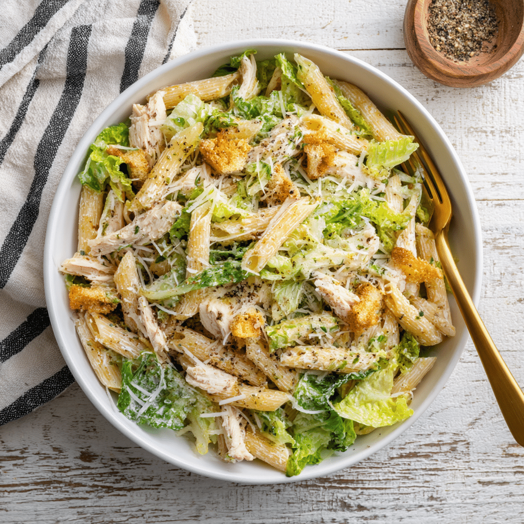 Chicken Caesar Pasta Salad