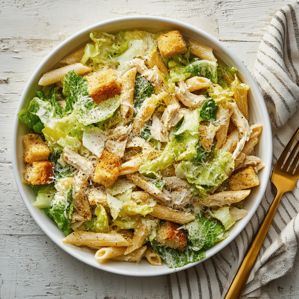 Chicken Caesar Pasta Salad