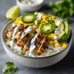 Street Corn Chicken Rice Bowl Recipe