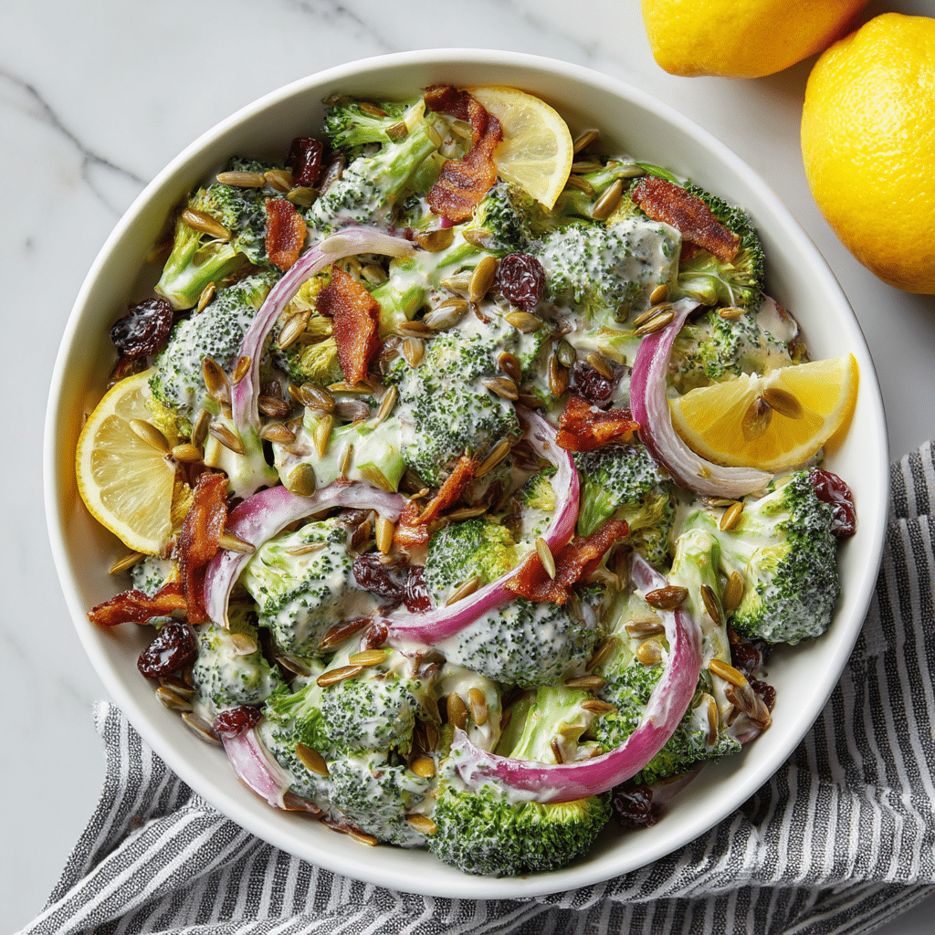 Best Broccoli Salad with Greek Yogurt