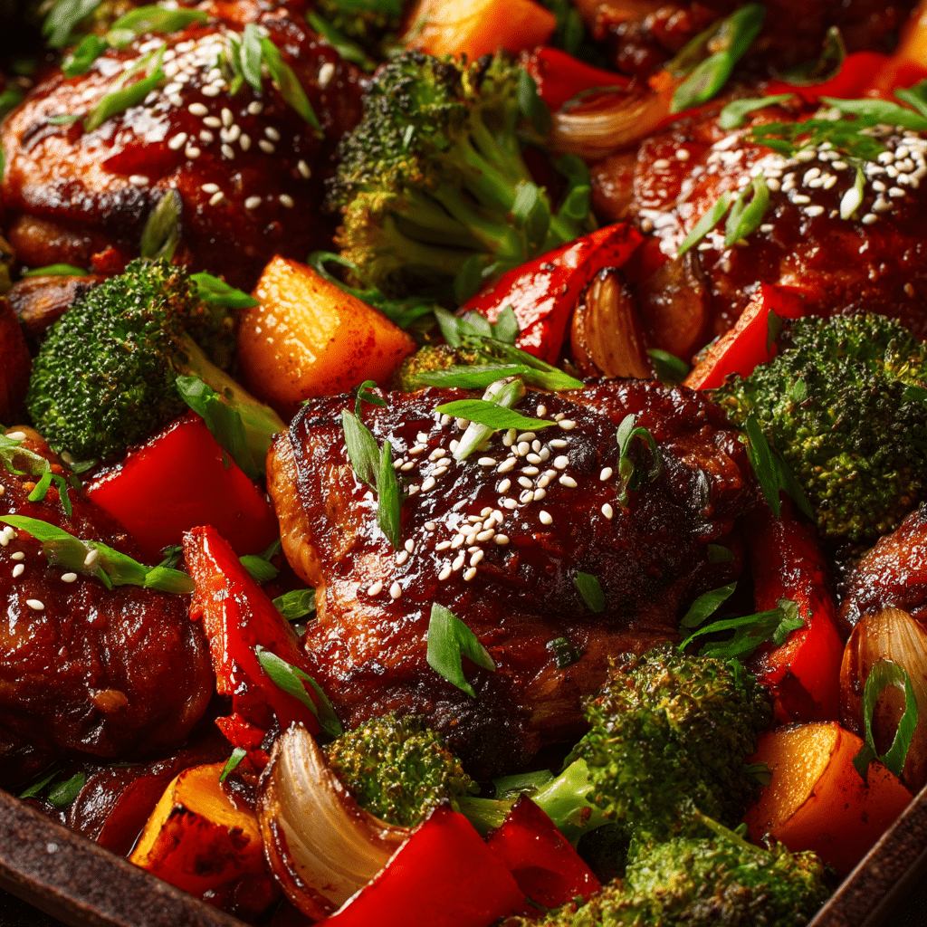 Honey Soy Baked Chicken and Veggies
