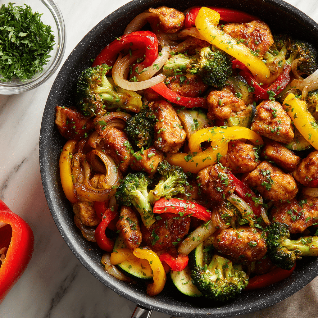 Chicken and Vegetables Skillet