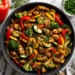 Chicken and Vegetables Skillet