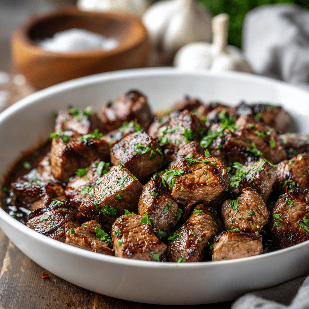 Garlic Butter Steak Bites