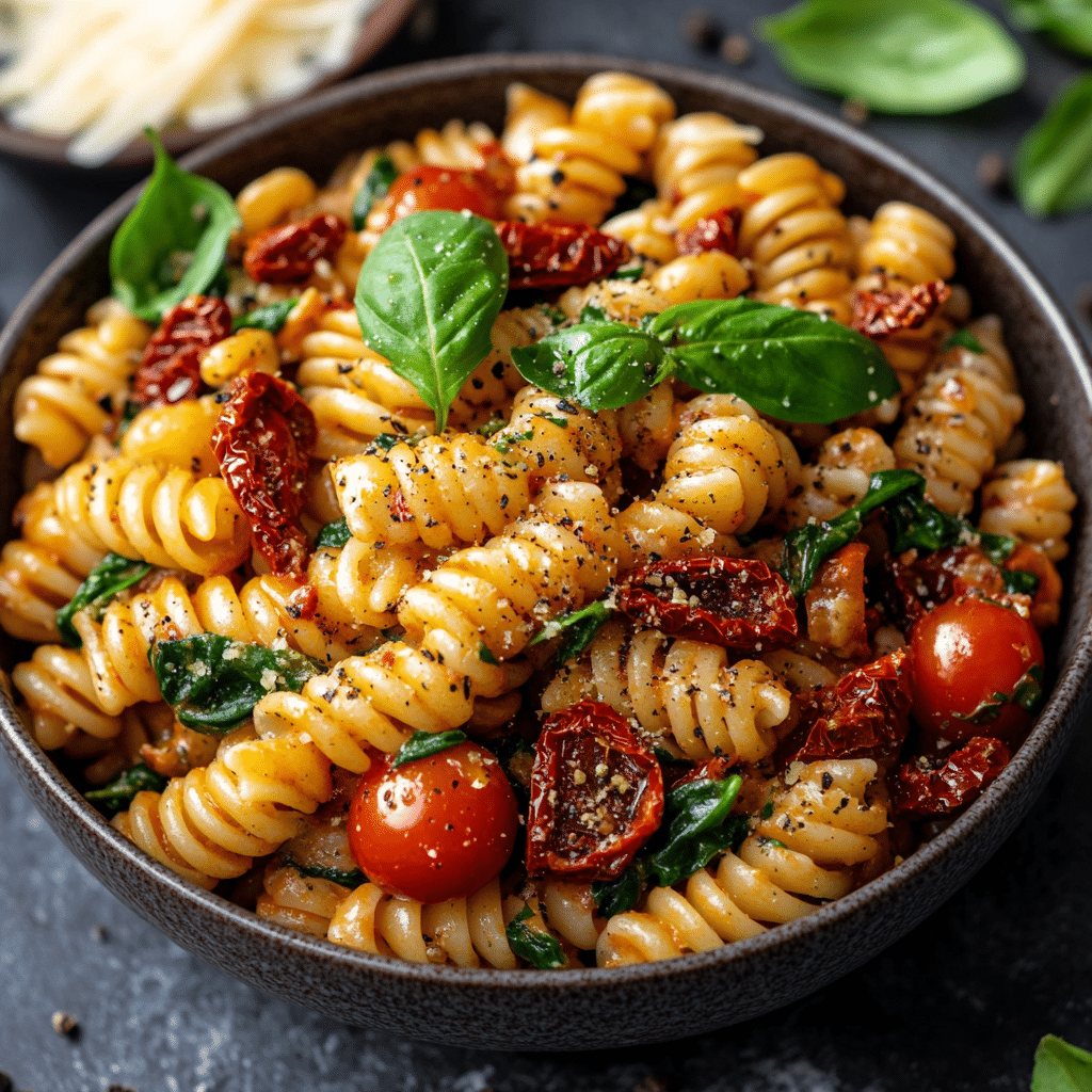 Sun-Dried Tomato Pasta Salad