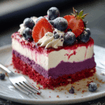 No Bake Summer Berry Lasagna
