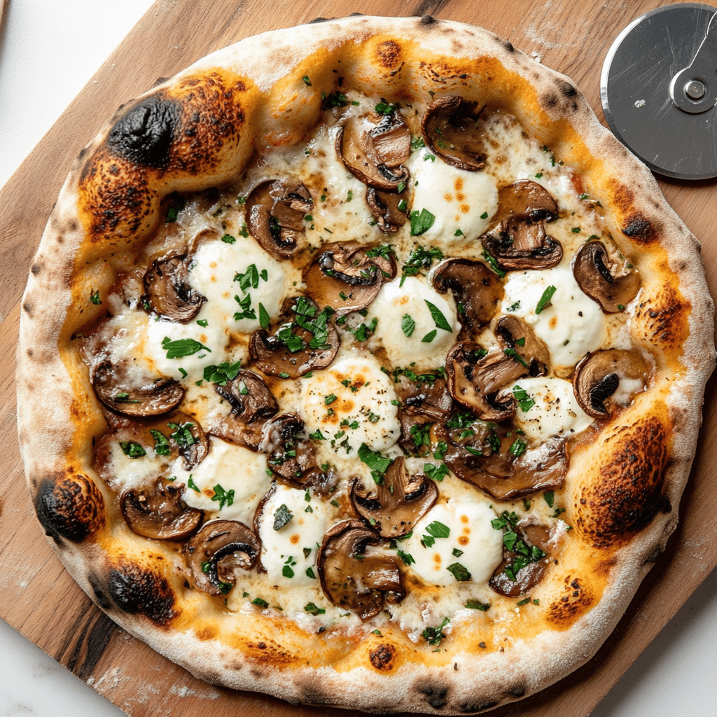 Pizza With Mushrooms