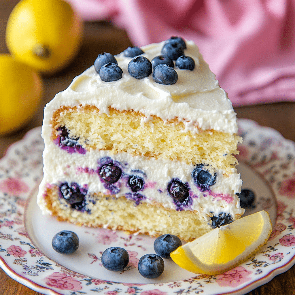 Lemon Blueberry Cake