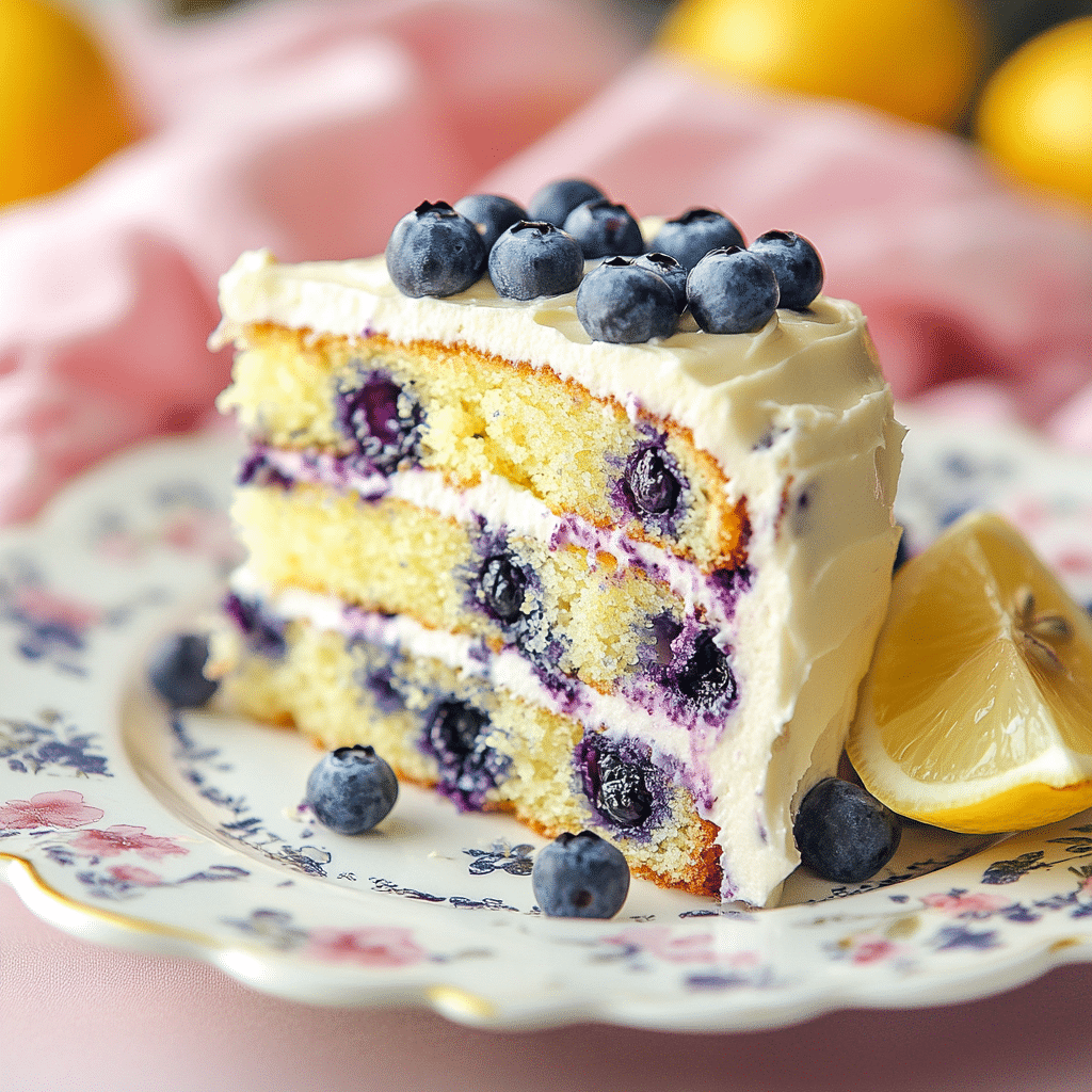 Lemon Blueberry Cake