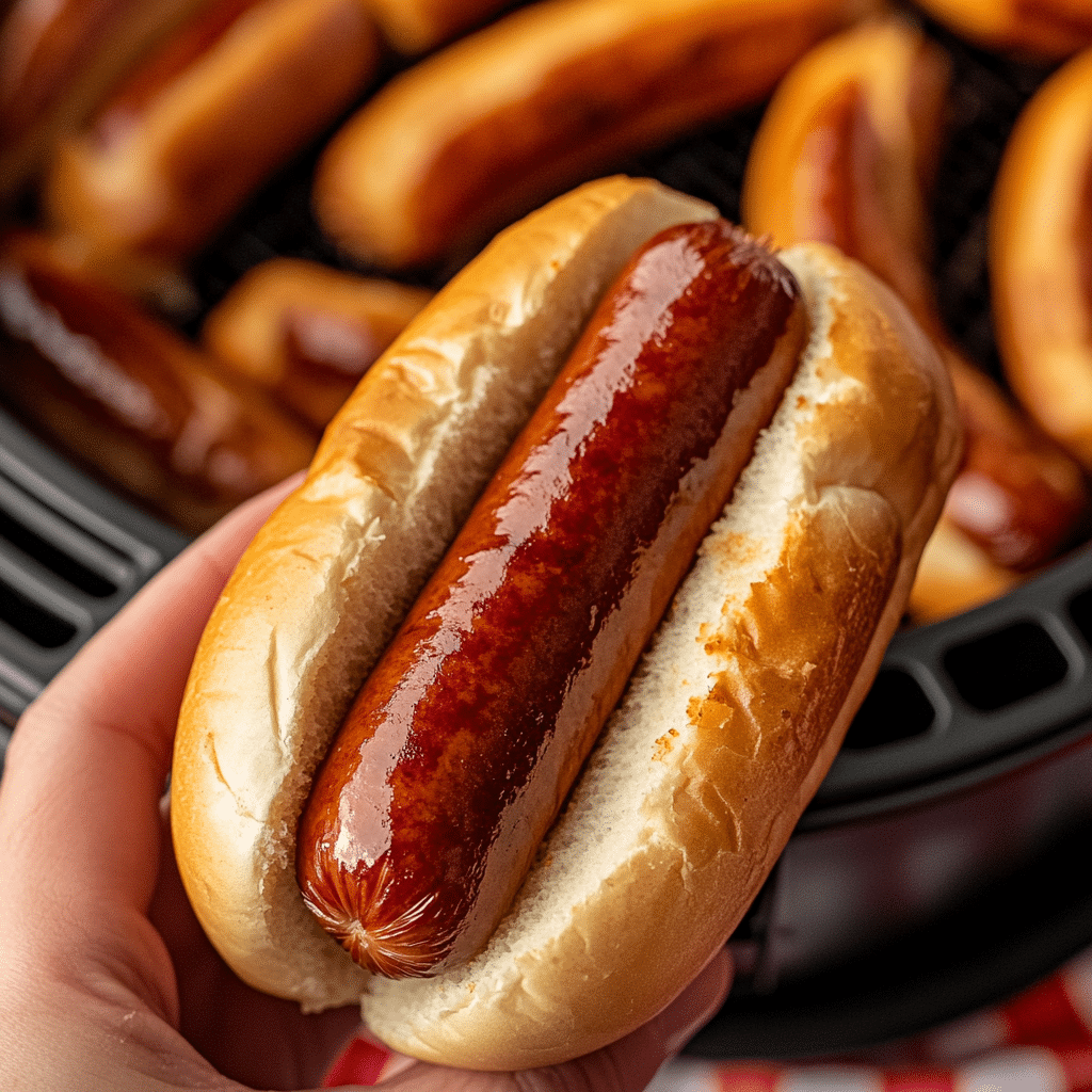 Air Fryer Hot Dogs