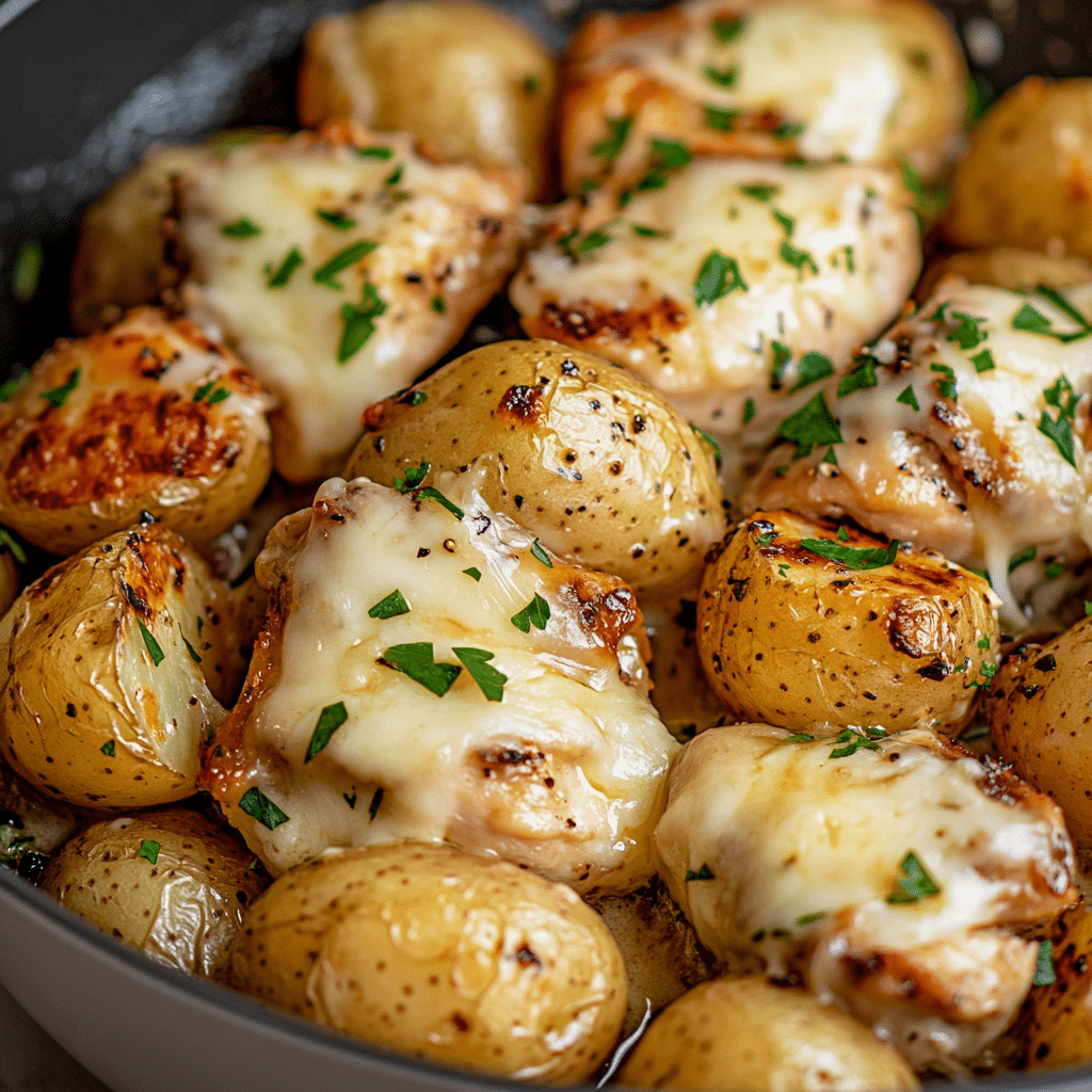 Garlic Parmesan Chicken and Potatoes